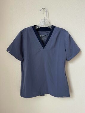 NWT FIGS Space Navy Oran Scrub Top Size Small